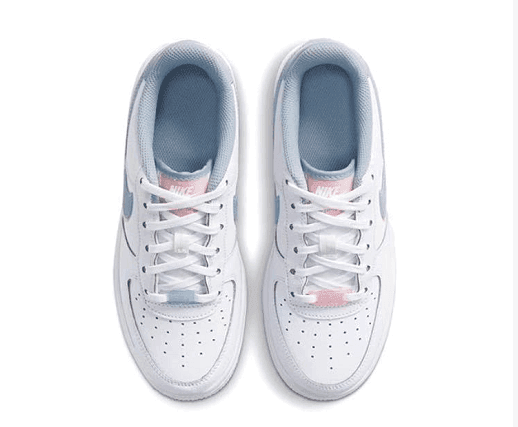 Nike Air Force 1 Pink & Blue Swoosh - Banlieue91