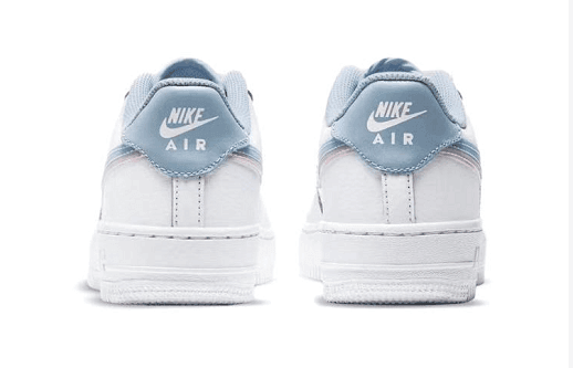 Nike Air Force 1 Pink & Blue Swoosh - Banlieue91