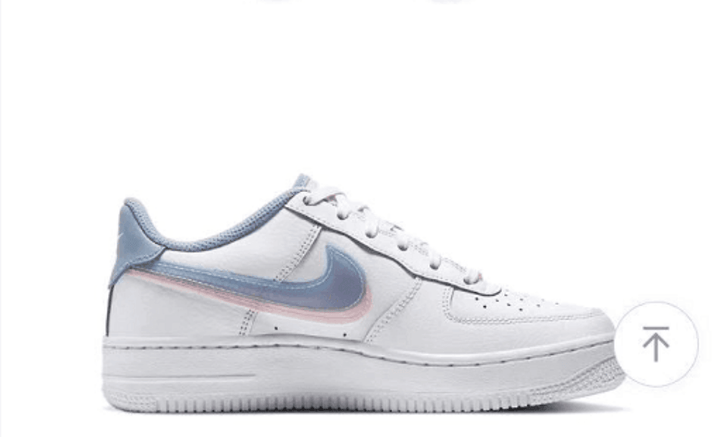 Nike Air Force 1 Pink & Blue Swoosh - Banlieue91