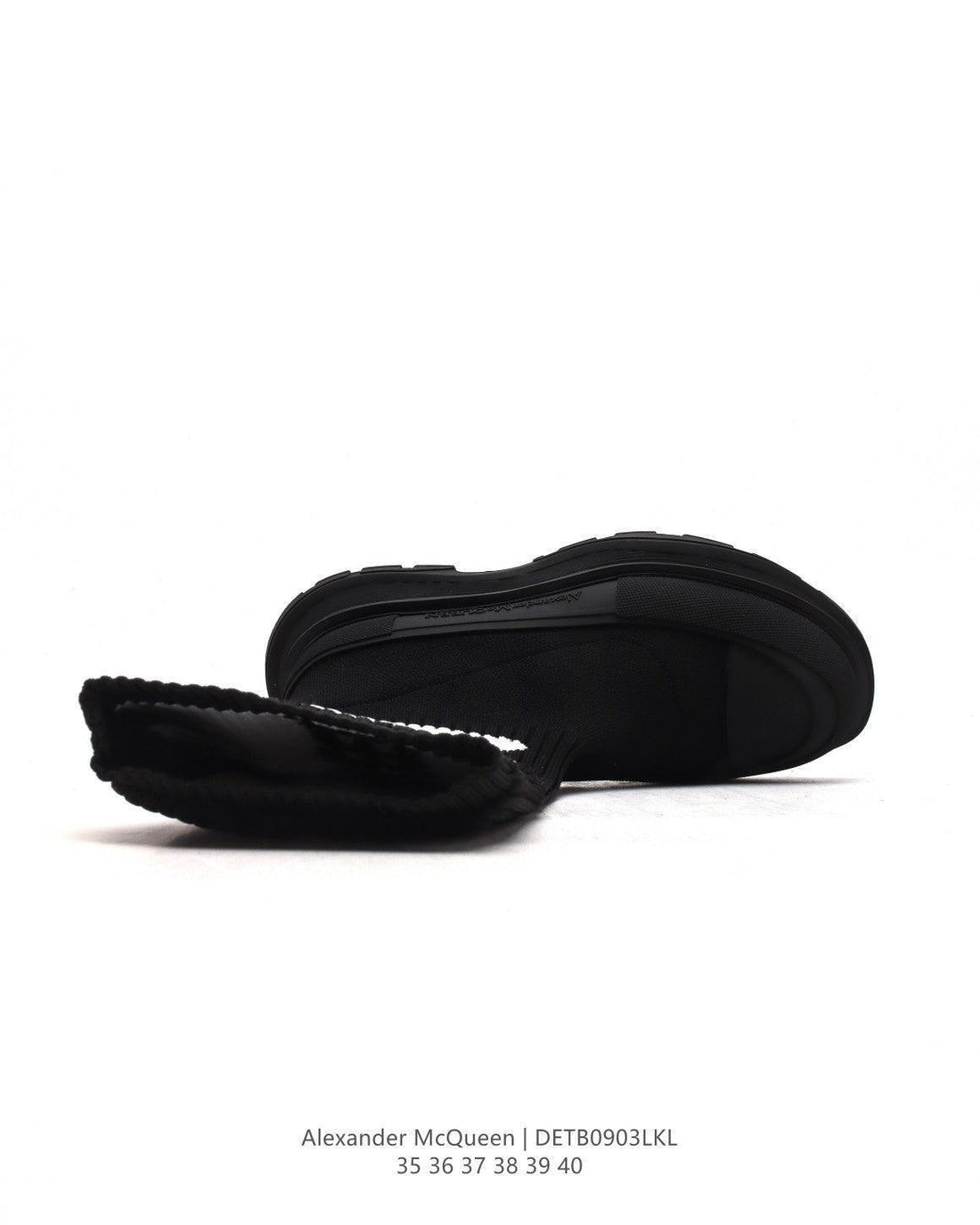 Alexander McQueen Graffiti Knit Tread Slick Boot - Banlieue91