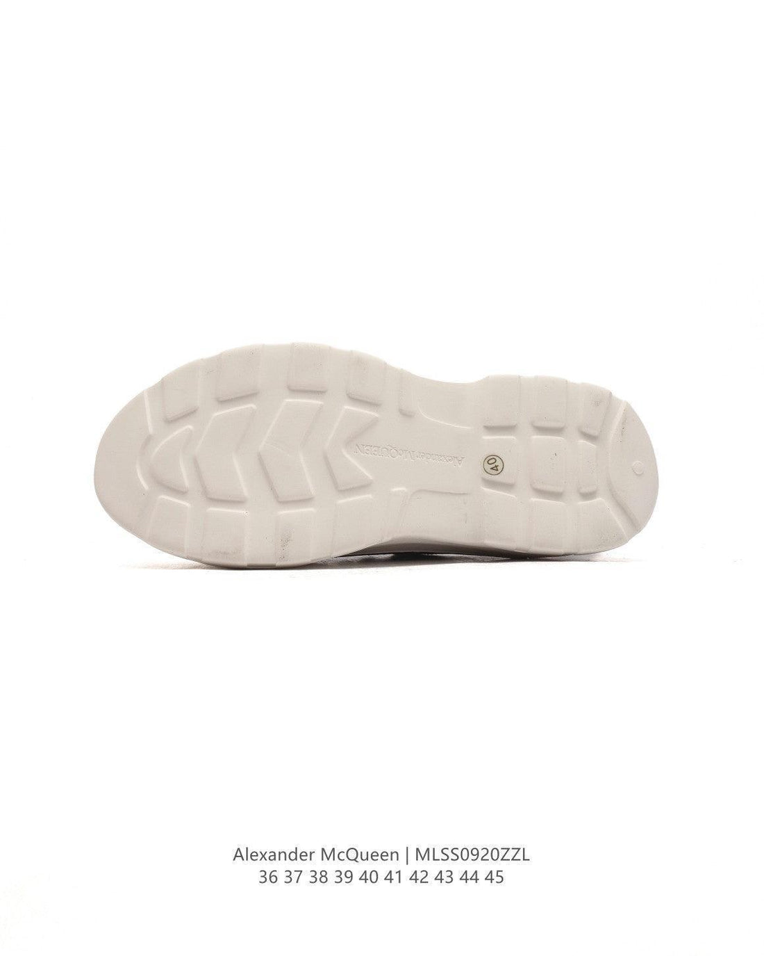 Alexander McQueen Women Tread Slick lace-up Sneakers 'Black/White' - Banlieue91