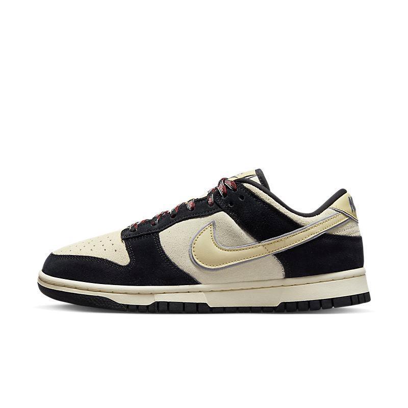 Nike Dunk Low LX Black Suede Team Gold - Banlieue91